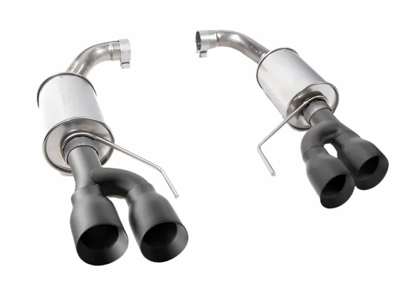Roush 422097-BLK, 18-25 Mustang GT Black Tip Axle Back Exhaust