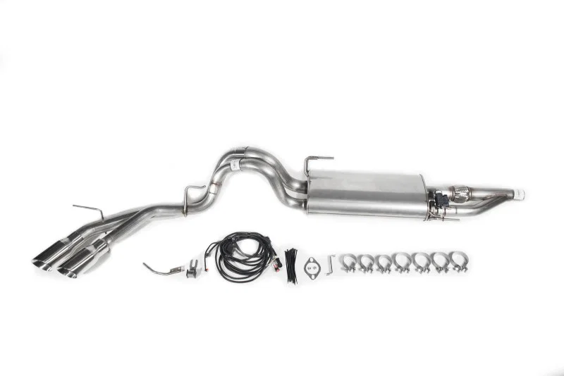 Roush 422104, 2015-2020 Ford F-150 2.7L/3.3L/3.5L/5.0L Active Cat-Back Exhaust Kit(Excl. Raptor & Short Cab)