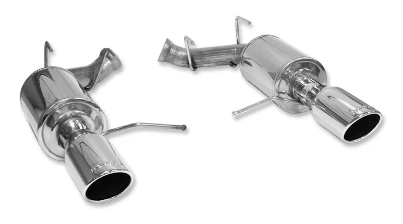 Roush 421145, 2011-2014 Ford Mustang V6 Enhanced Sound Dual Axle-Back w/ Round Tips