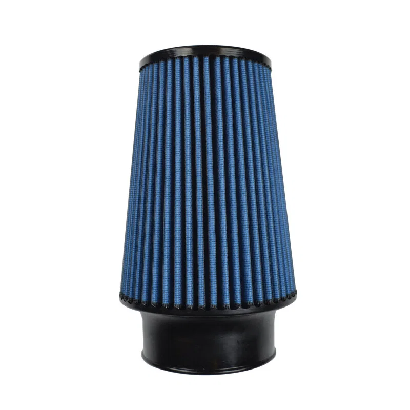 Injen X-1079-BB, NanoWeb Dry Air Filter 3.50in Neck 5.25in Base 7.00in Tall 4.00in Top 45 Pleats