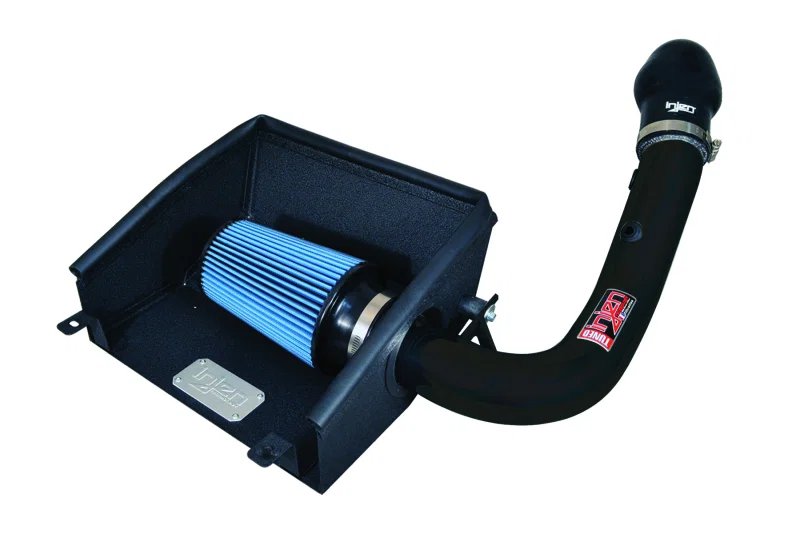 Injen PS7000BLK, 2015 Polaris Slingshot 2.4L 4 Cyl Black Short Ram Intake w/ Heat Shield