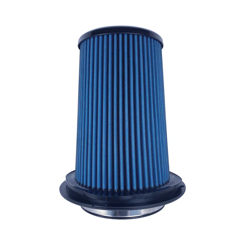 Injen X-1116-BB, SuperNano-Web Air Filter 5in Flange ID 8in Base/7.9in Media Height /5.3in Inertia Top