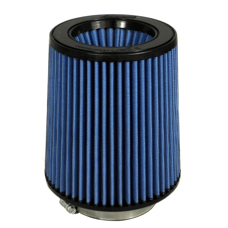 Injen X-1026-BB, Nanofiber Dry Air Filter - 4in Flange Dia / 6 1/2in Base / 7in Tall / 5 3/8in Top