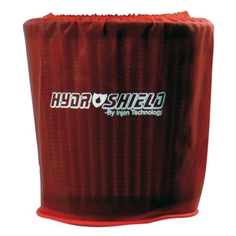 Injen 1035RED, Red Water Repellant Pre-Filter fits X-1010 X-1011 X-1017 X-1020 5in Base/5in Tall/4in Top