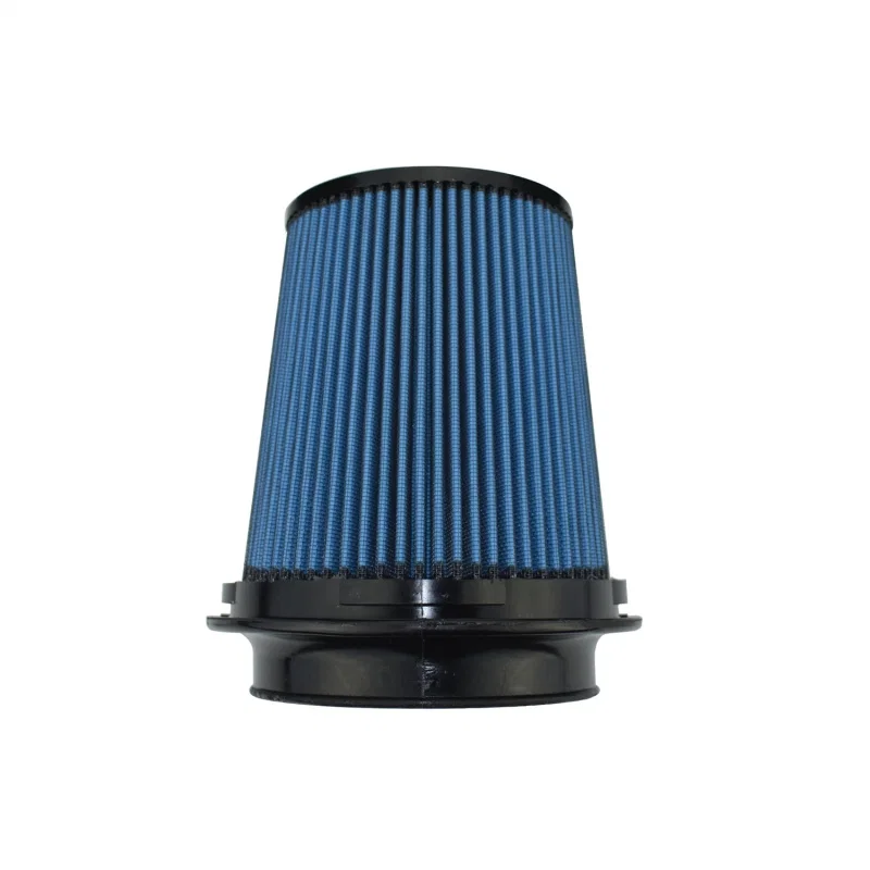 Injen X-1093-BB, NanoWeb Dry Air Filter 5.0in Filter Neck w/TwistLok/7.0in Base /5.0in Top w/Barb Fittings