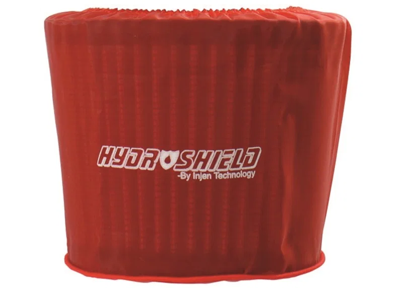 Injen 1034RED, Red Water Repellant Pre-Filter fits X-1015 X-1018 6.75in Base/5in Tall/5in Top for Chevrolet Corvette
