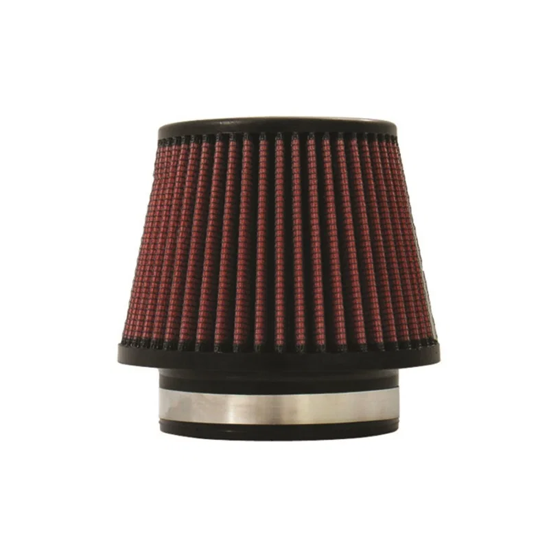 Injen X-1018-BR, High Performance Air Filter - 4.50 Black Filter 6.75 Base / 5 Tall / 5 Top for BMW