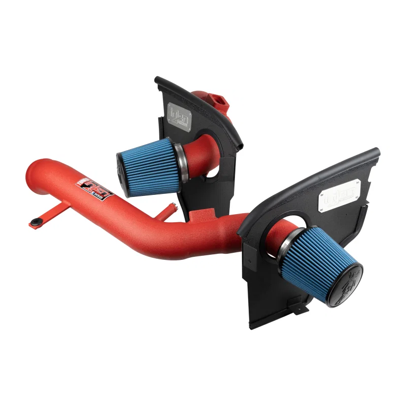 Injen SP1116WR, 2015 M3/M4 3.0L Twin Turbo Wrinkle Red Short Ram 2pc. Intake System w/ MR Technology for BMW