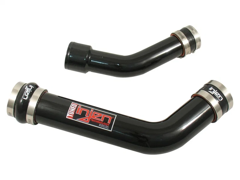 Injen SES1837ICPBLK, 2009-11 Lancer Ralliart 2.0L Turbo Black Upper Intercooler Pipe Kit