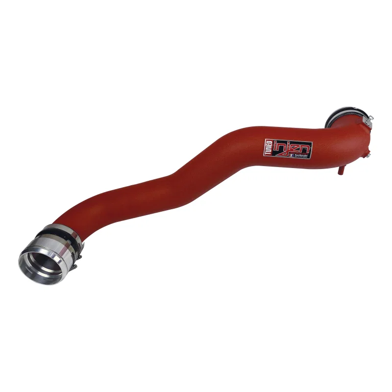 Injen SES9015ICPWR, 15-20 Ford F150 3.5L V6 (tt) Aluminum Intercooler Piping Kit - Wrinkle Red