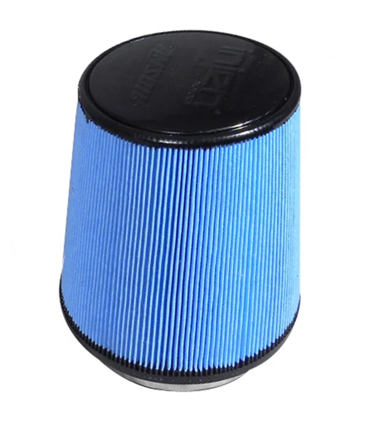 Injen X-1051-BB, Super-flow Web Nanofiber Dry Air Filter-5in Neck/6-1/2in Base/7in Height/4-1/2in Top