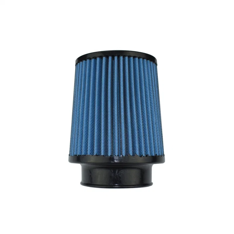 Injen X-1024-BB, AMSOIL Replacement Nanofiber Dry Air Filter 2.75 Flange Diameter/ 4.5 Base/ 5.5 Tall/ 50 Pleat