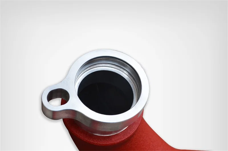 Injen SES1116ICPWR, 15-16 BMW M3(F80)/M4 (F82/83) 3.0L L6 Twin Turbo 2PC Aluminum Int. Charge Pipe - Wrinkle Red