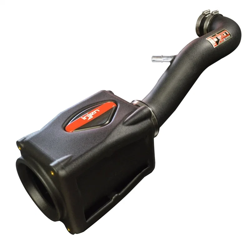 Injen PF5005WB, 2018+ Jeep Wrangler JL V6-3.6L Wrinkle Black Power-Flow Air Intake System
