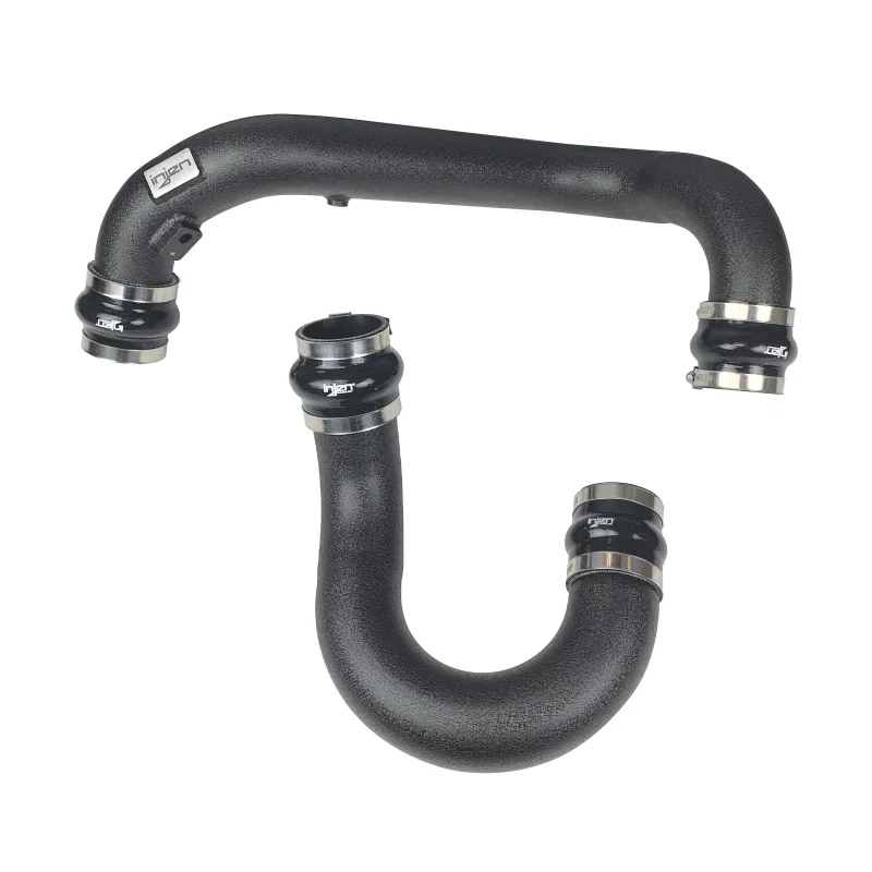 Injen SES3082ICPWB, 18-19 Audi S4/S5 (B9) V6 3.0L Turbo Wrinkle Black Intercooler Piping