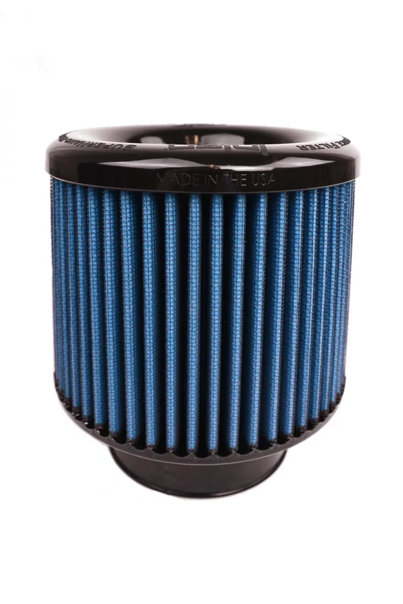 Injen X-1015-BB, AMSOIL Ea Nanofiber Dry Air Filter - 3.50 Filter 6 Base / 5 Tall / 5 Top for BMW