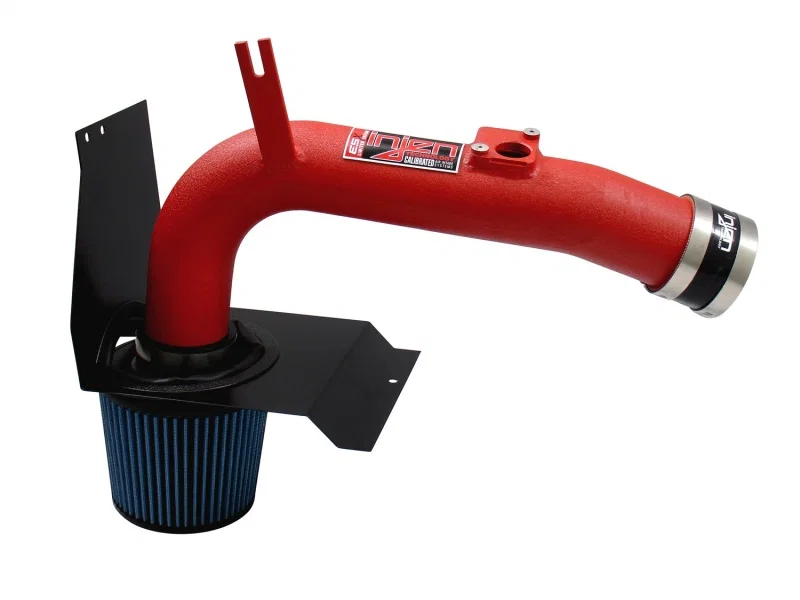 Injen SP1205WR, 2014 Subaru Impreza WRX/STi 2.5L 4 Cyl.(Turbo) Wrinkle Red Cold Air Intake w/ Heat Shield