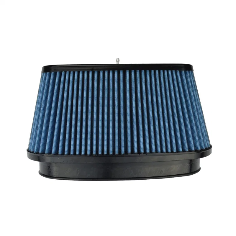 Injen X-1084-BB, NanoWeb Dry Air Filter 8.725x3.940 Oval neck/ 10.375x5.590 Base / 6.30 Tall w/Barb Fit