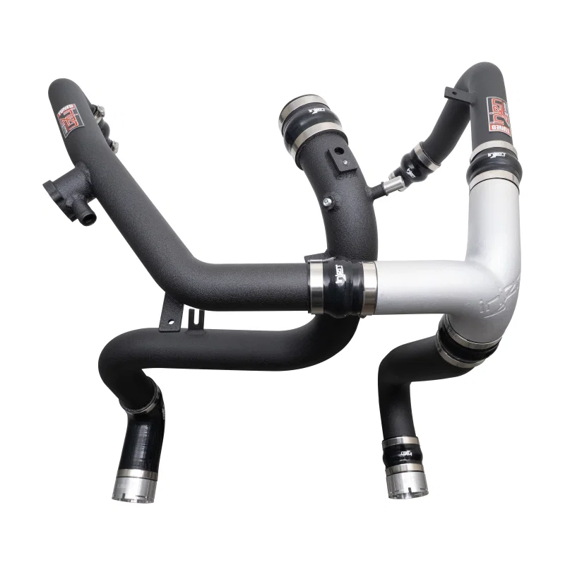 Injen SES9301ICPWB, 21-23 Ford Bronco 2.7L V6 (TT) EcoBoost SES Intercooler Pipes - Wrinkle Black