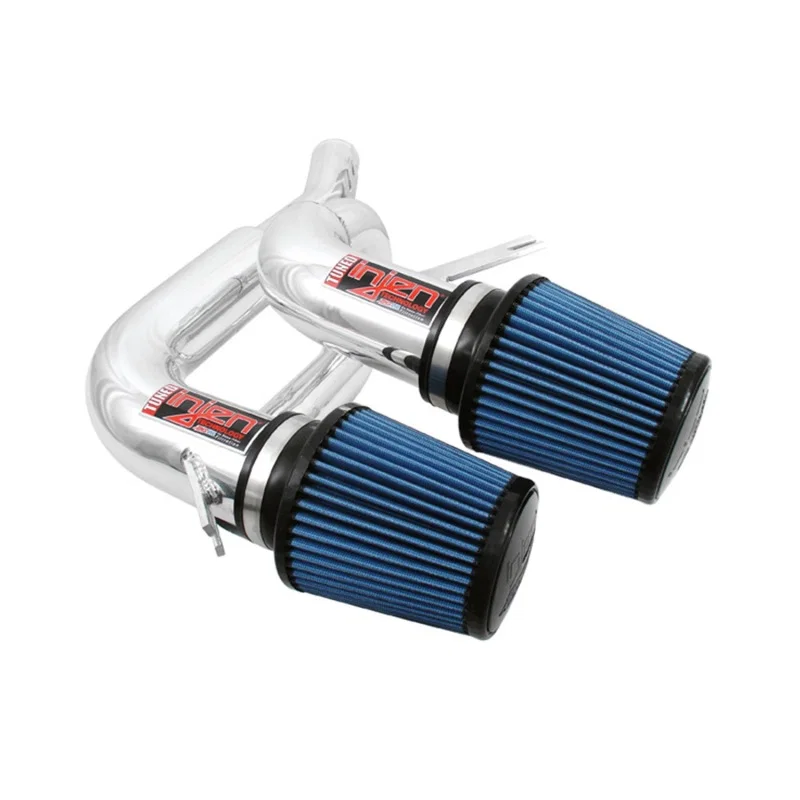 Injen SP1130P, 08-09 535i E60 3.0L L6 Twin intake & AMSOIL Filters Polished Short Ram Intake