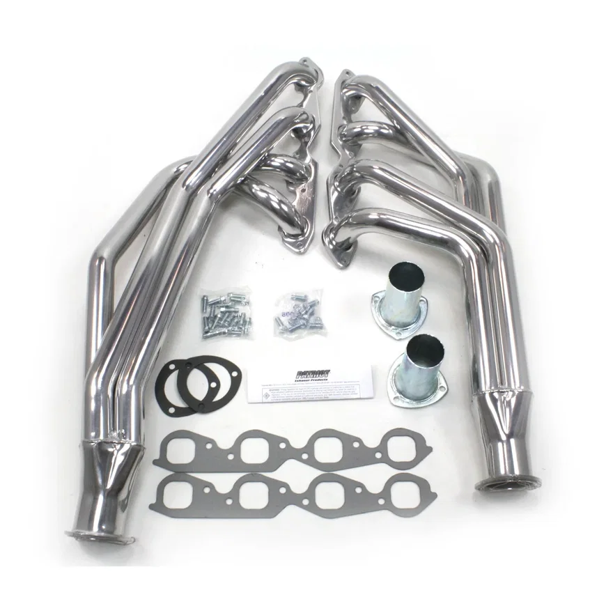 Long Tube Silver BBC for Chevrolet