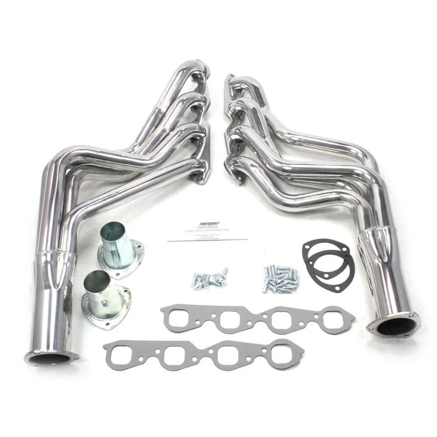 F, A, G Body BBC Long Tube Silver for Chevrolet