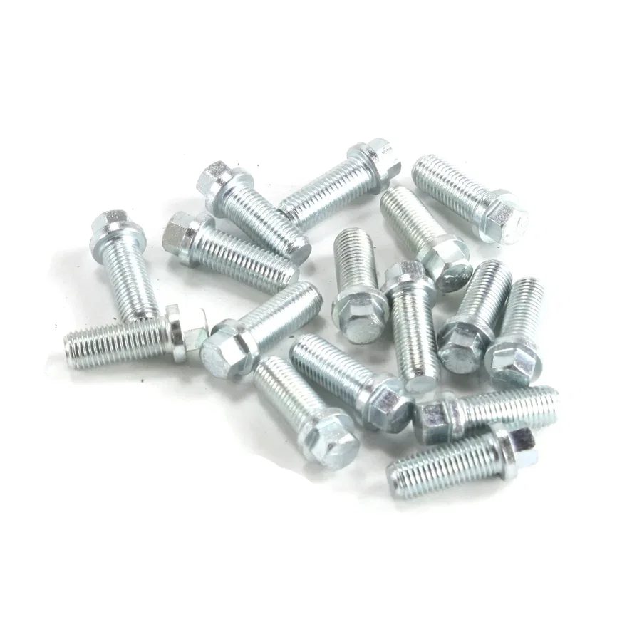 Patriot Exhaust H7981, 10MM -1.25 x 25MM Header Bolt 3/8 Flanged Head (lot 16)