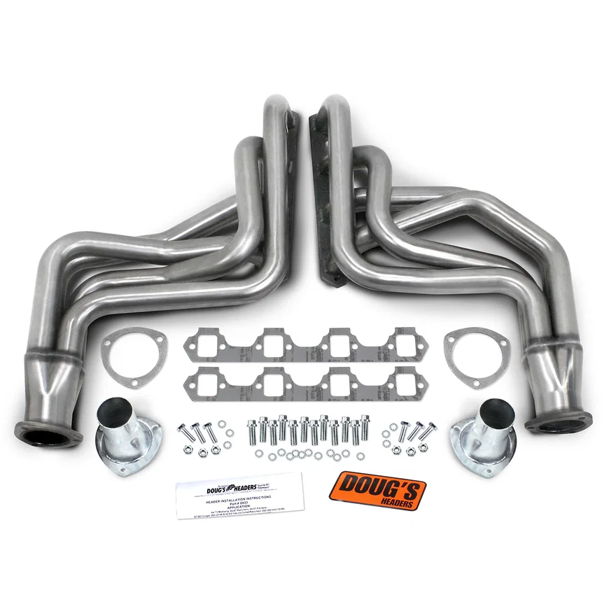 304 Stainless Long Tube Header 260-351W SBF type suspension 1 3/4" Primary 3" Collector for Ford and Mercury