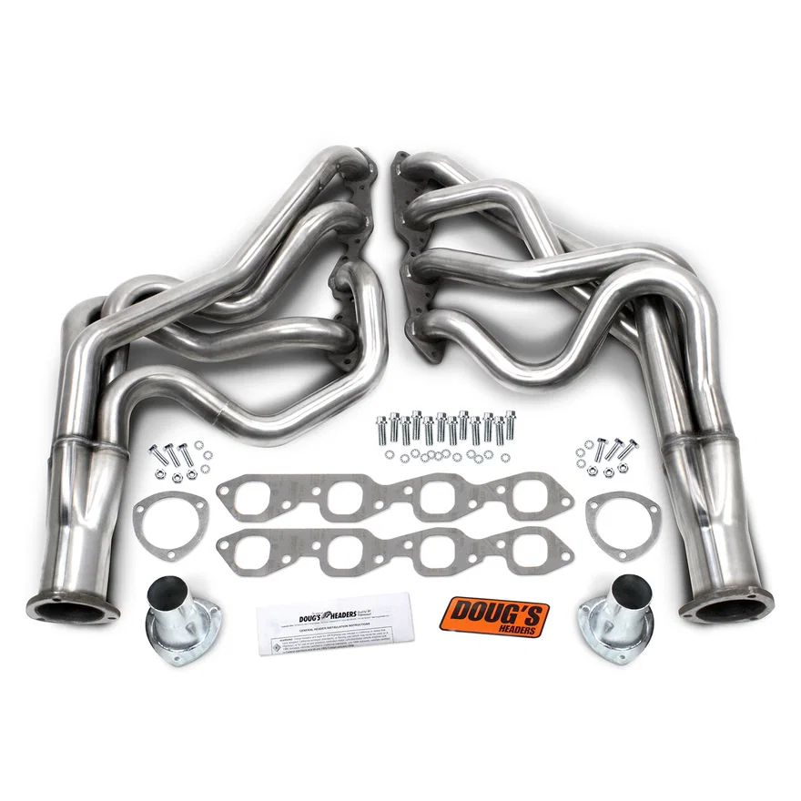 304 Stainless Long Tube Header 67-69 F Body/68-74 X Body 396-502 BBC 2" Primary 3 1/2" Collector for Chevrolet and Pontiac