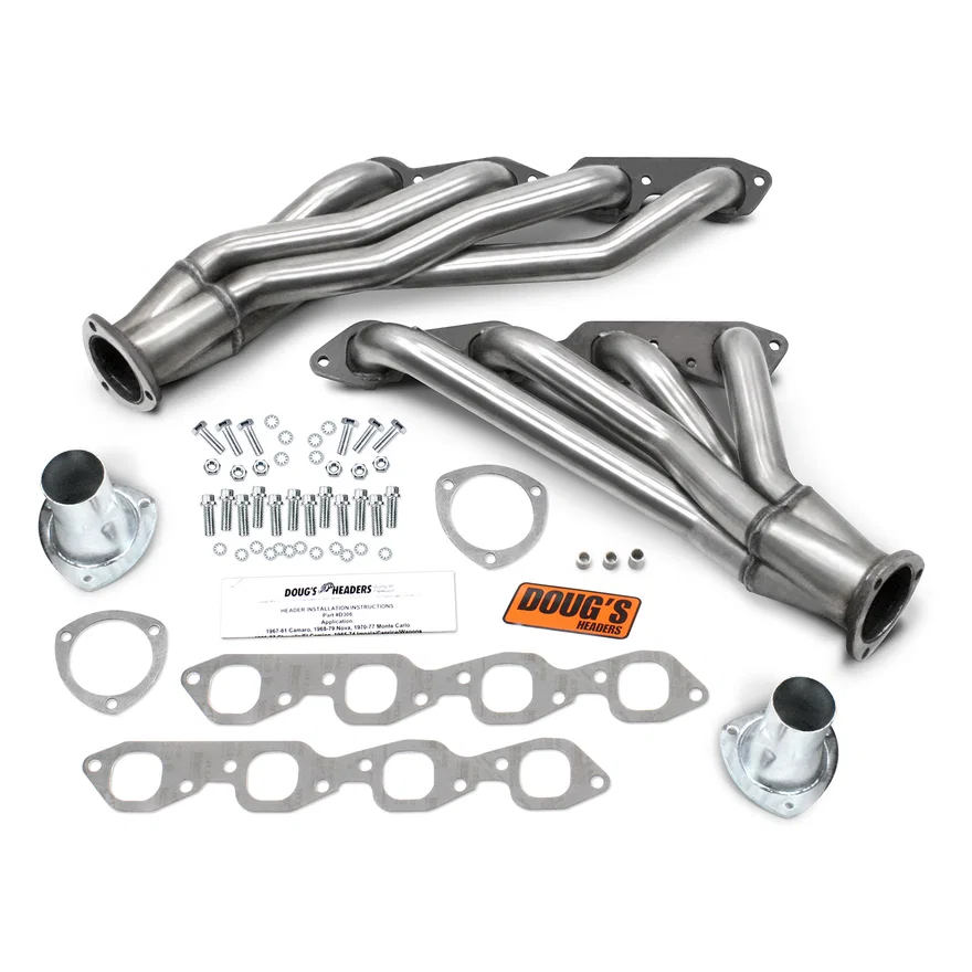 Mid Length Header 64-77 GM F, G, & A Body 396-502 BBC 1 3/4" Primary 3" Collector 304 Stainless for Chevrolet, GMC and Pontiac