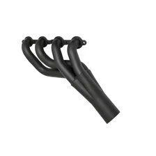 Mid Length Header 70-81 GM F Body 4.8-6.2L LS Engine Swap 1 7/8" Primary 3" Collector Silver Ceramic Coated for 1970-1981 Chevrolet Camaro and Pontiac Firebird image 3