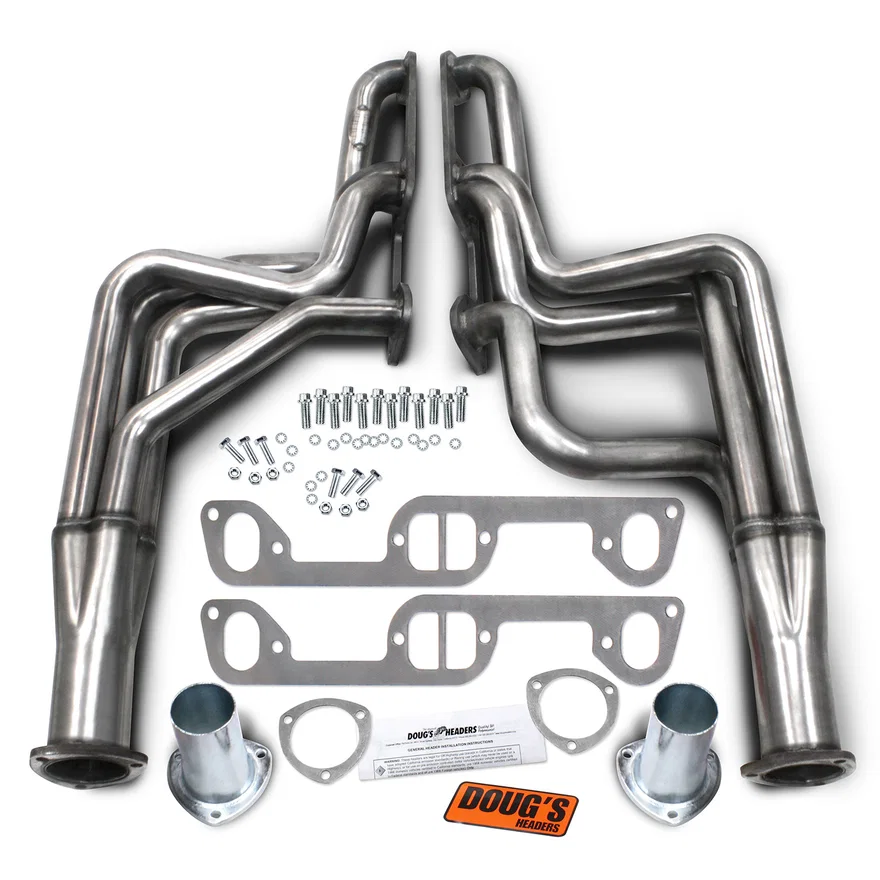 304 Stainless Long Tube Header 326-455 1 3/4" Primary 3" Collector for Pontiac