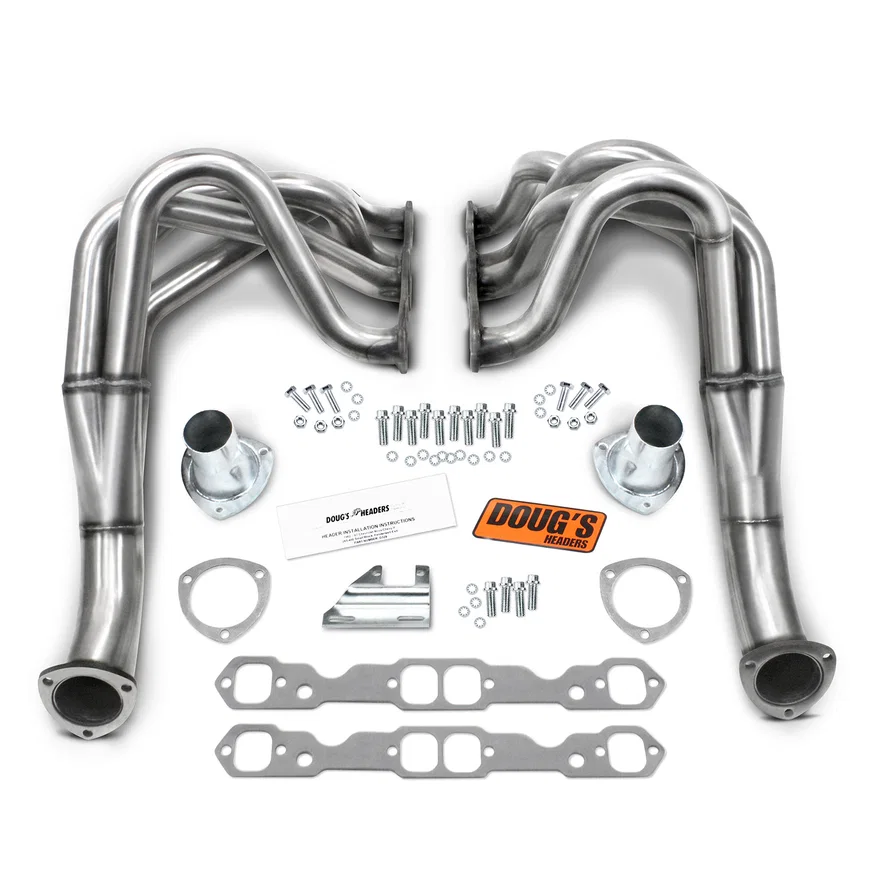 Fenderwell Header 265-400 SBC W/O EGR/A.I.R. 1 3/4" Primary 3" Collector 304 Stainless for 1963-1967 Chevrolet Chevy II