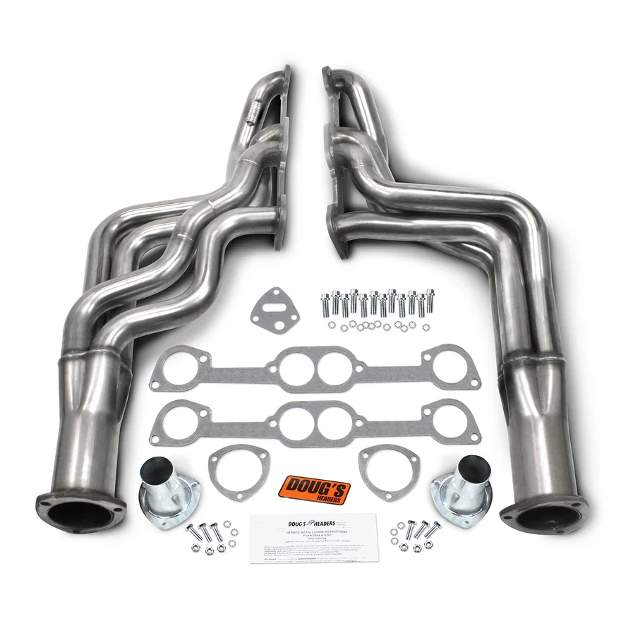 304 Stainless Long Tube Header 455 W/HO/SD/Ram Air Heads only 1 7/8" Primary 3 1/2" Collector for Pontiac