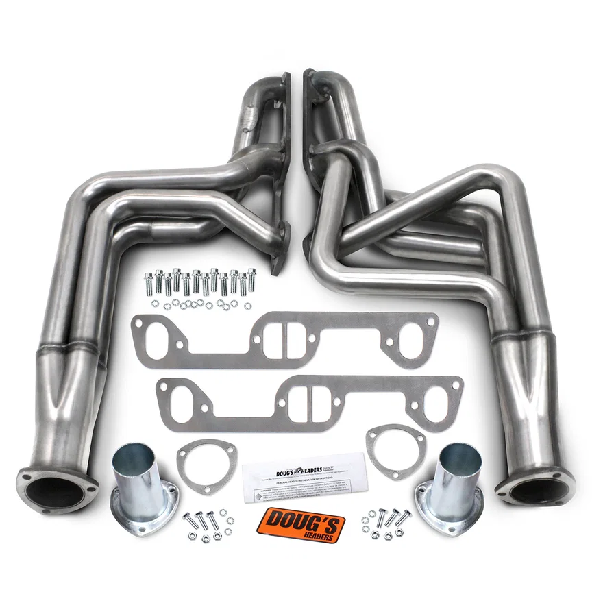 304 Stainless Long Tube Header 326-455 1 3/4" Primary 3" Collector for 1970-1979 Pontiac Firebird