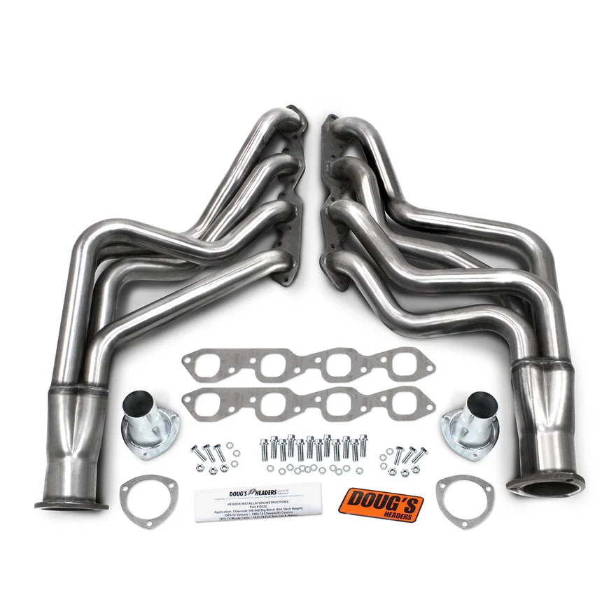 304 Stainless Long Tube Header 67-74 GM A, F, G Body BBC 396-502 BBC 2" Primary 3 1/2" Collector for Chevrolet, GMC and Pontiac