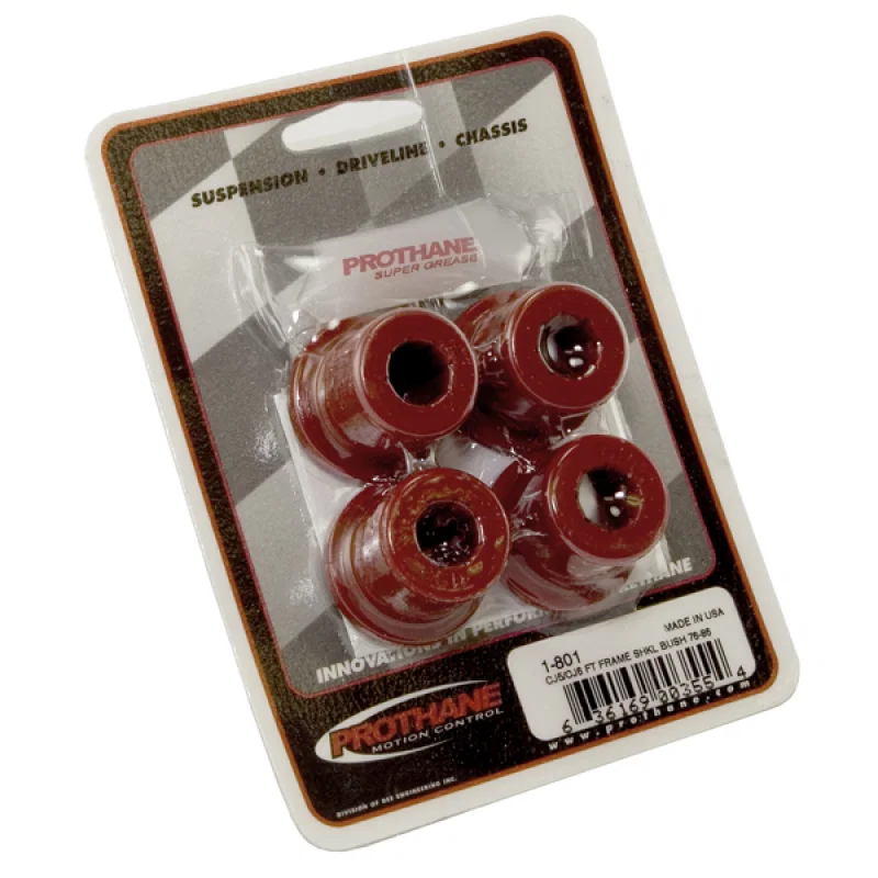 Rugged Ridge 18366.01, Bushing Set-4 Shackle Front 76-86 for Jeep