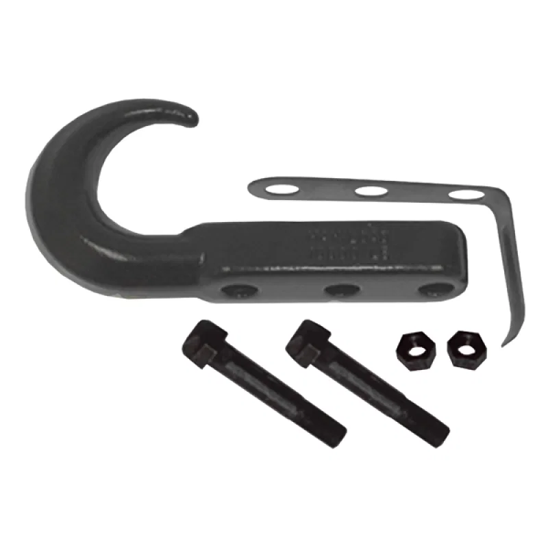 Rugged Ridge 11236.02, 42-02 Jeep CJ / Jeep Wrangler Black Front Tow Hook