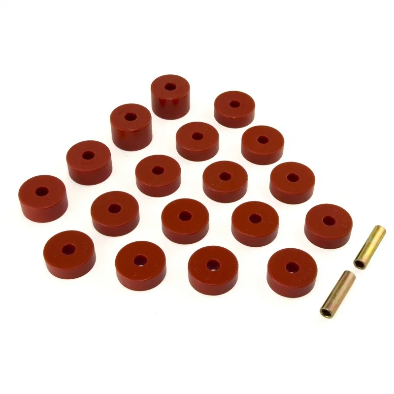 Rugged Ridge 18351.07, Bushing Set Body Mount 74-75 CJ for Jeep