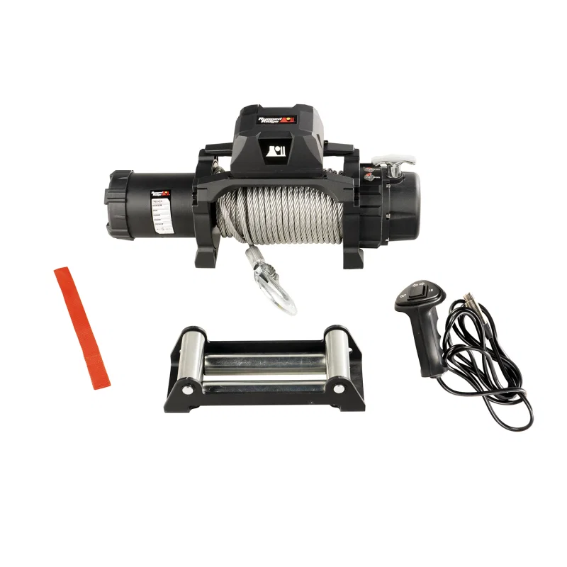 Rugged Ridge 15100.07, Trekker C10 Winch 10000lb Cable Wired