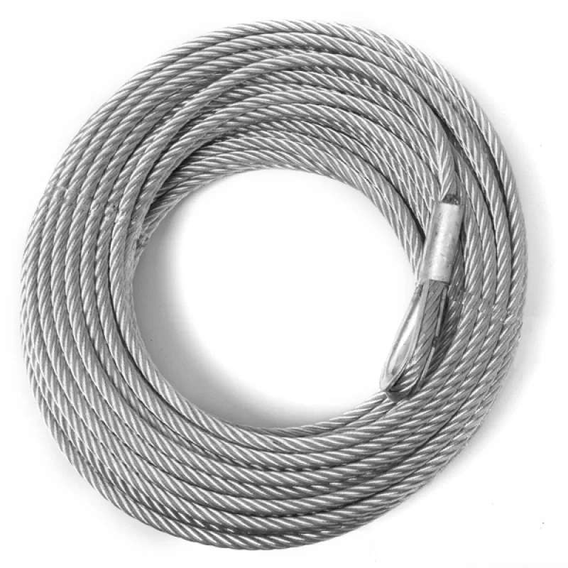 Rugged Ridge 15103.51, UTV Winch Cable 3/16in x 50 feet for Yamaha