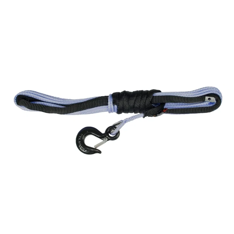 Rugged Ridge 15102.30, Synthetic Winch Line Blue 3/16in X 50 feet