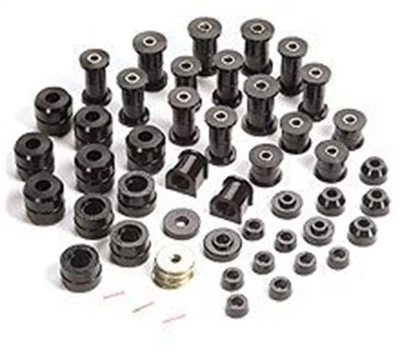 Rugged Ridge 1-2005BL, Polyurethane Bushing Kit Black 87-95 Jeep Wrangler YJ