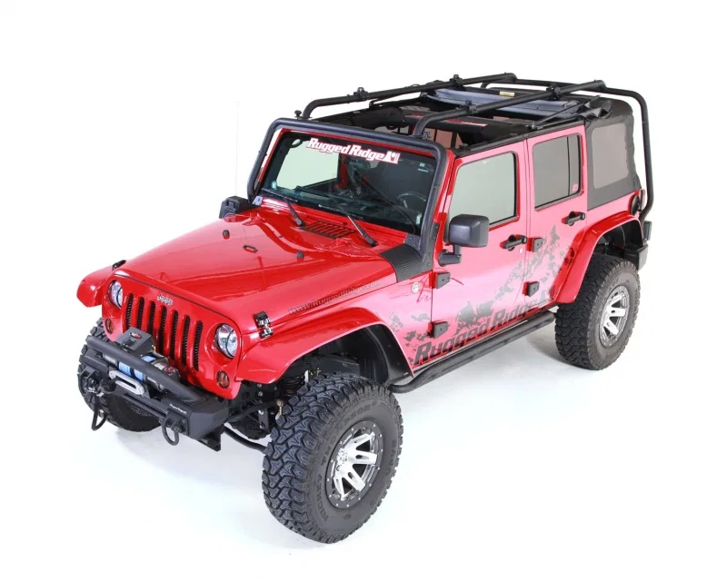 Rugged Ridge 11703.02, Roof Rack 07-18 Jeep 4-Door Jeep Wrangler