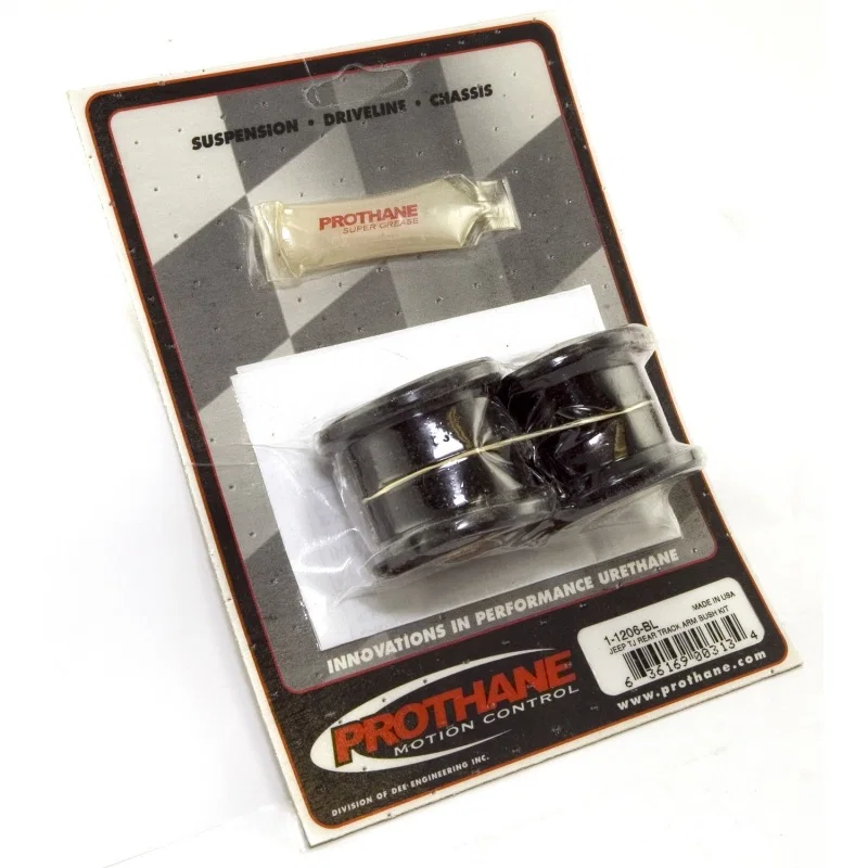 Rugged Ridge 1-1206BL, Rear Track Bar Bushing Kit Black 97-06 Jeep Wrangler TJ