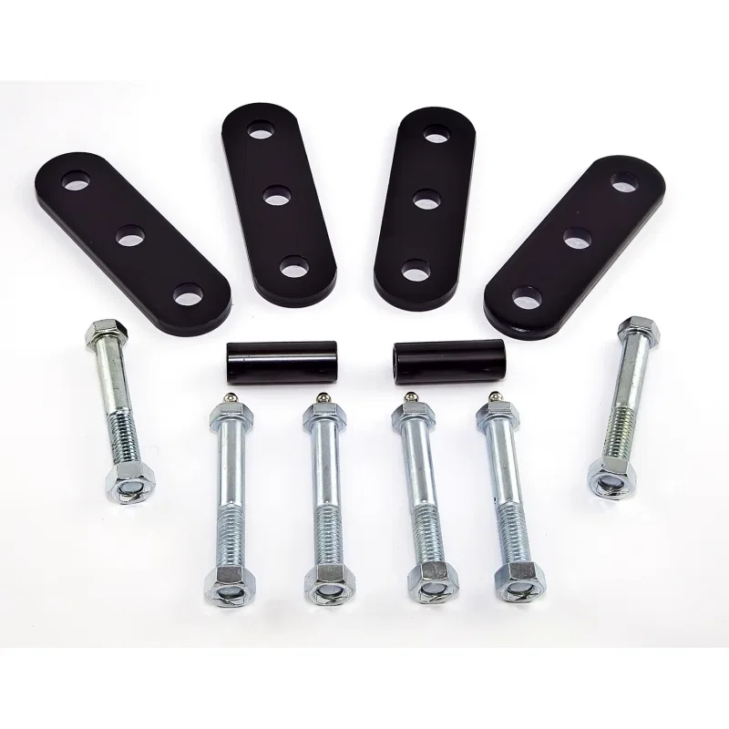 Rugged Ridge 18265.02, HD Front & Rear Leaf Spring Shackles 55-75 CJ for Jeep