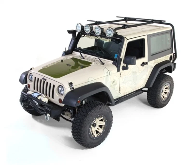 Rugged Ridge 11703.01, Roof Rack 07-18 Jeep 2-Door Jeep Wrangler
