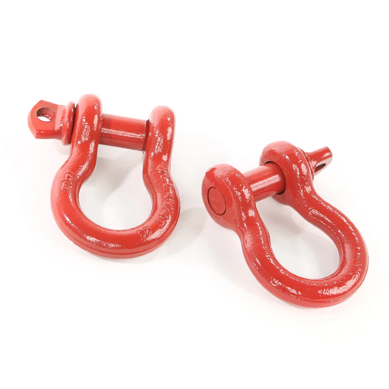 Rugged Ridge 11235.08, Red 3/4in D-Shackles