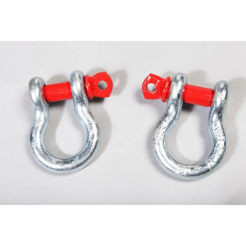 Rugged Ridge 11235.01, 3/4in 9500lb D-Shackle Set for Jeep