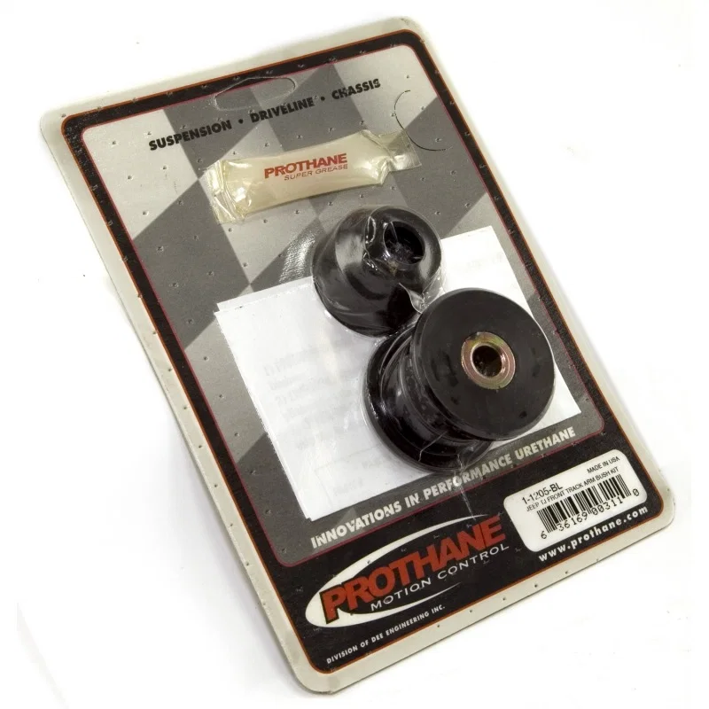 Rugged Ridge 1-1205BL, Track Bar Bushings Black Front 97-06 Jeep Wrangler
